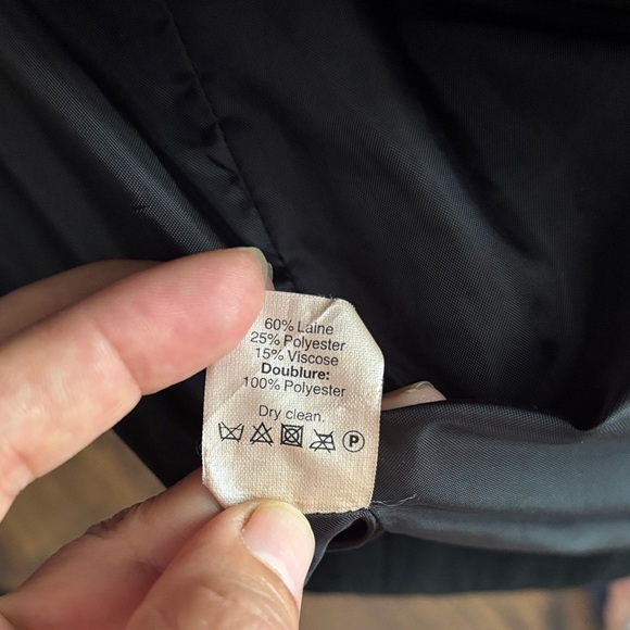 J. Crew Black Hooded Coat with Toggles - Picture 7 of 7